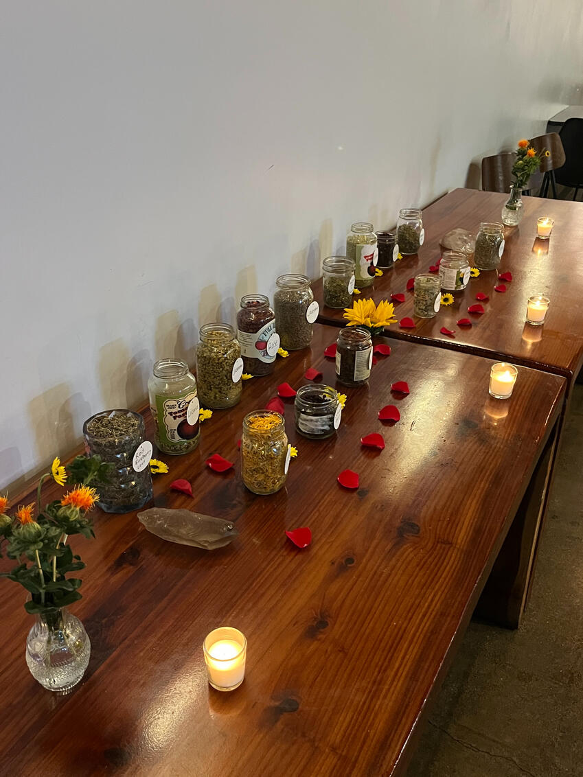 Where the blending begins.